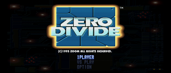 Zero Divide Title Screen